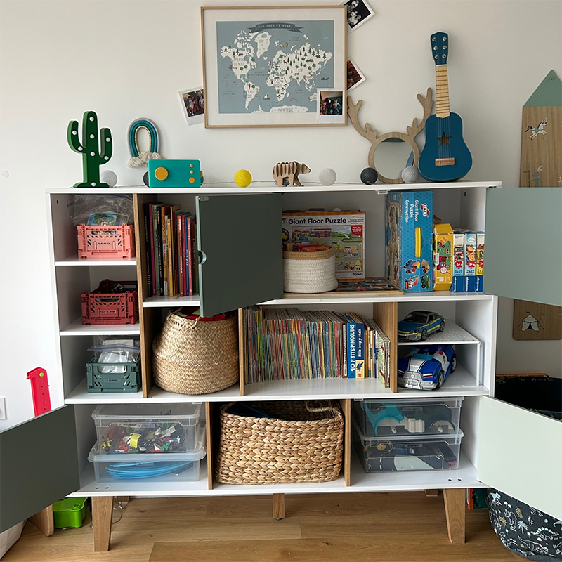 La maison selon Juliette : photo de Commode de jouets rangés