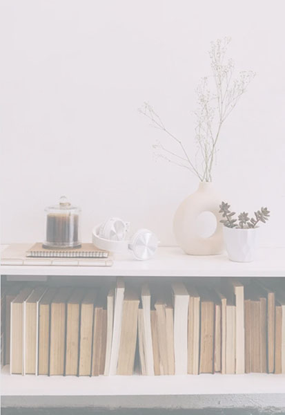 Photo d'une étagère bien organisée pour se réapproprier son intérieur grâce à votre Home organiser à Arras